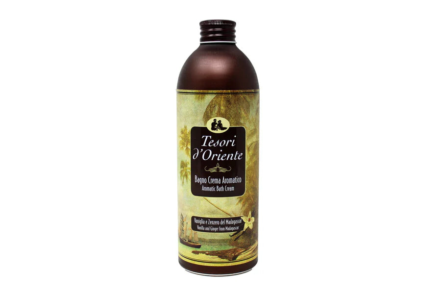 Tesori d’Oriente Vaniglia e Zenzero del Madagascar - Bagno Crema Aromatico (500 ml)