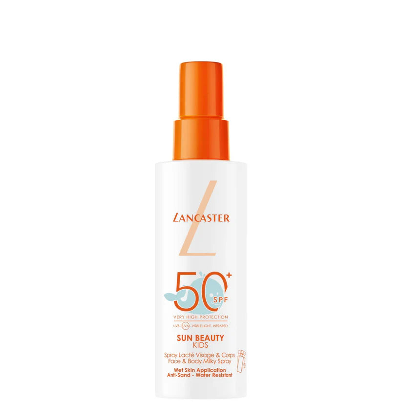🧒 Lancaster Sun Beauty Kids – Spray Latte Solare Viso & Corpo SPF 50+ (150ml)