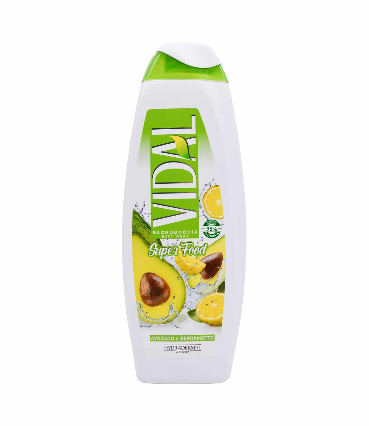 🥑🍋 VIDAL BAGNO DOCCIA SUPER FOOD AVOCADO E BERGAMOTTO 500 ml – ENERGIA E NUTRIMENTO PER LA TUA PELLE 🍋🥑