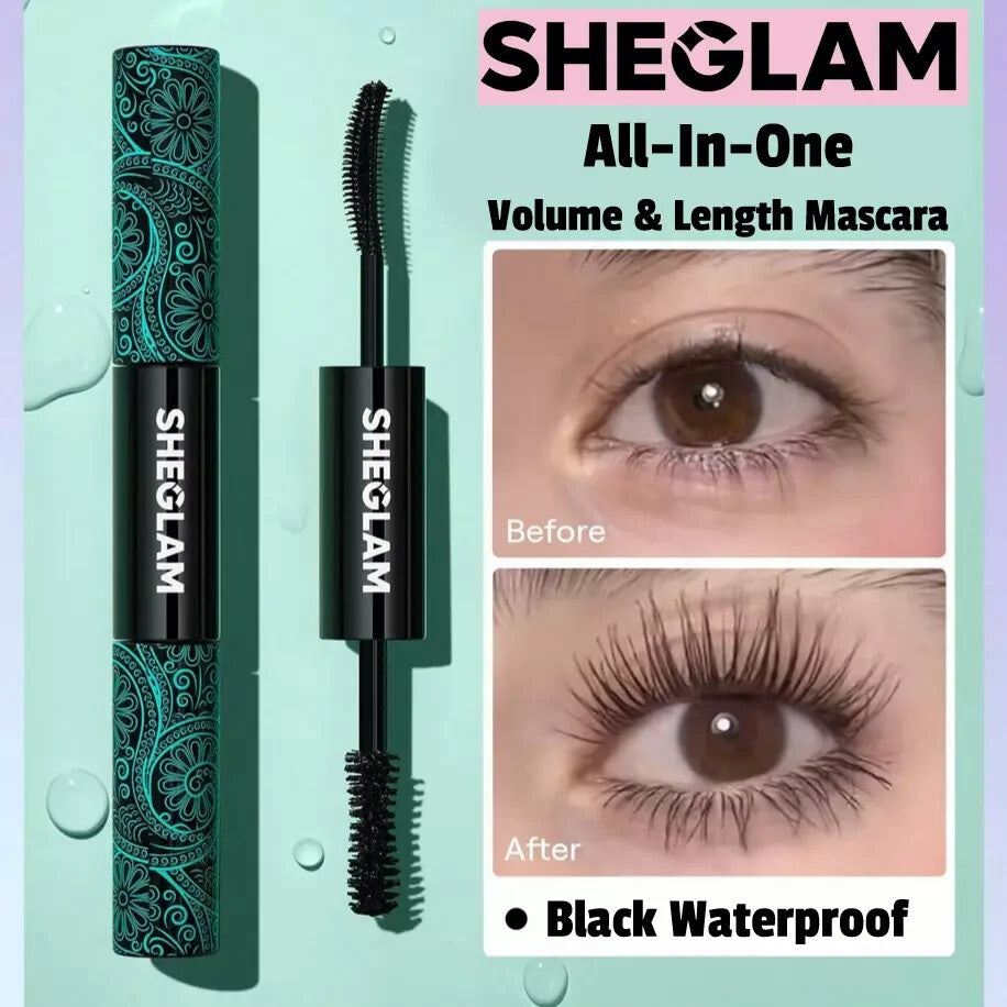 SHEGLAM All-In-One Volume & Length Waterproof Mascara Black dettaglio