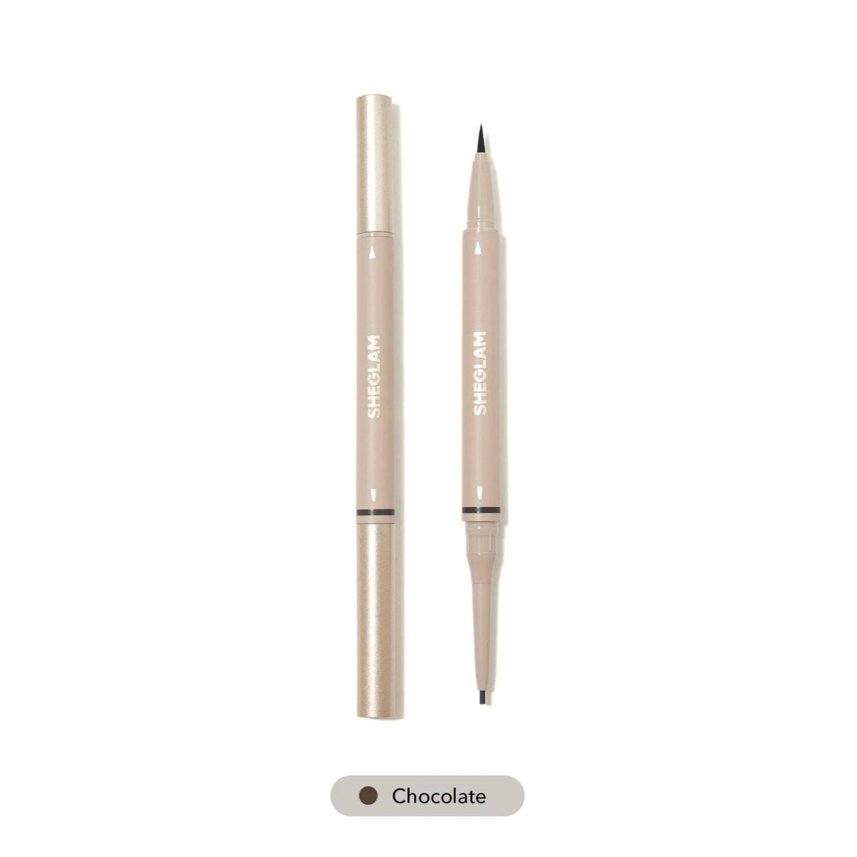 SHEGLAM Brows On Demand 2-in-1 Brow Pencil – Chocolate