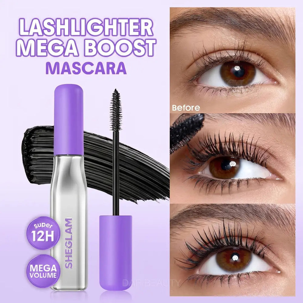 SHEGLAM Lashlighter Mega Boost Mascara Nero