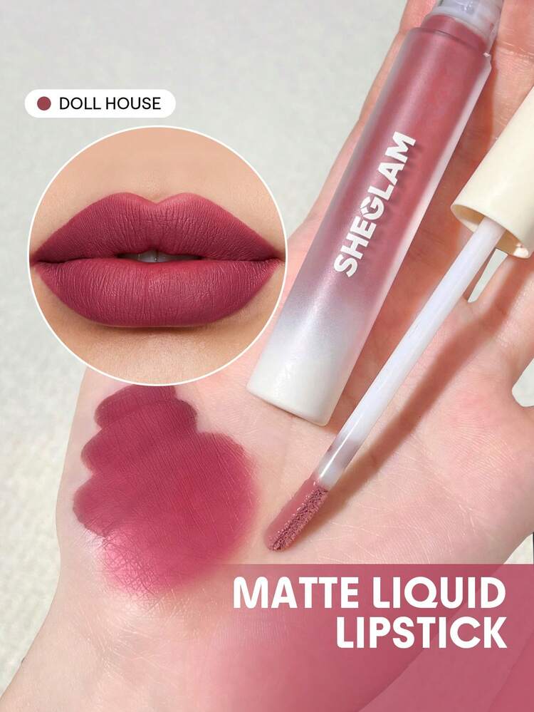 SHEGLAM Matte Allure Liquid Lipstick 411 Doll House