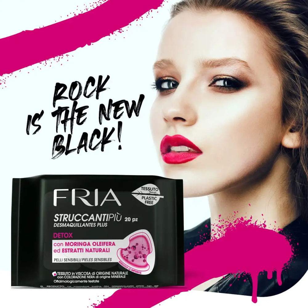 FRIA salviettine StruccantiPiù DETOX